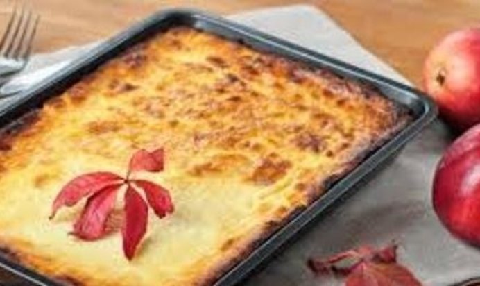 Творожная запеканка со сгущенкой