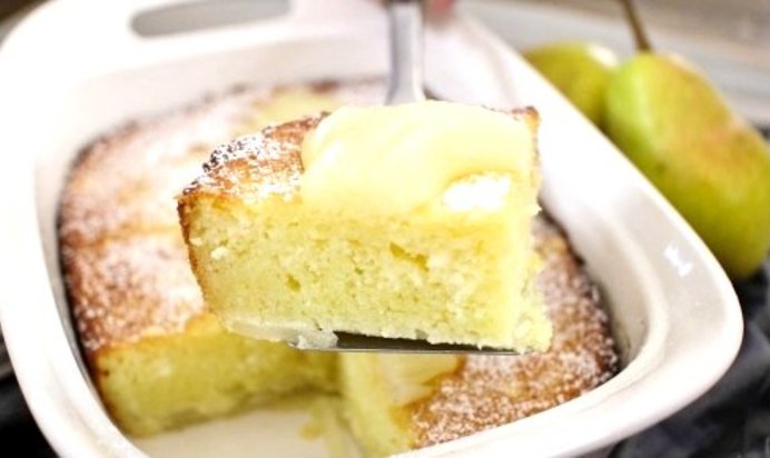 Творожная запеканка с фруктами