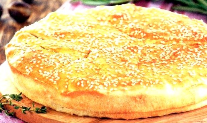 Греческий пирог с рисом и картофелем (Пататопита)