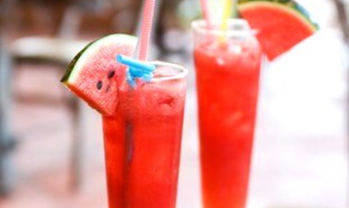 Арбузно-имбирный коктейль