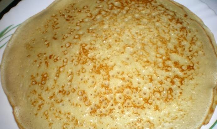 Блины тонкие