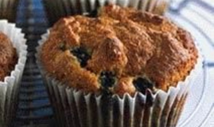 Кексы с черникой