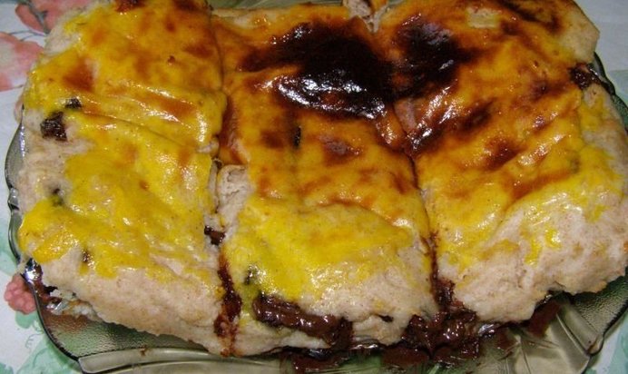 Запеканка с шоколадом