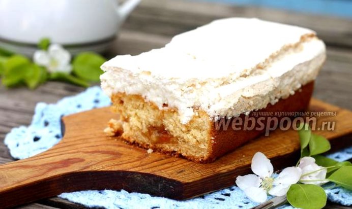 Кекс с кокосовой меренгой