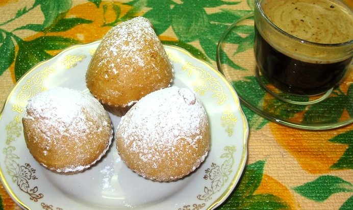 Лимонные маффины