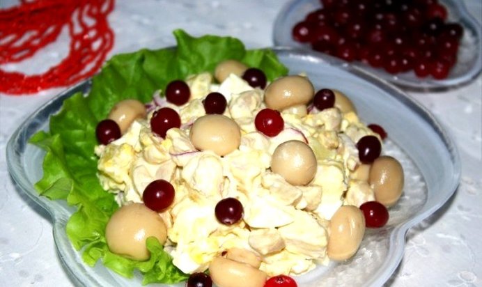 Салат Новогодний лес