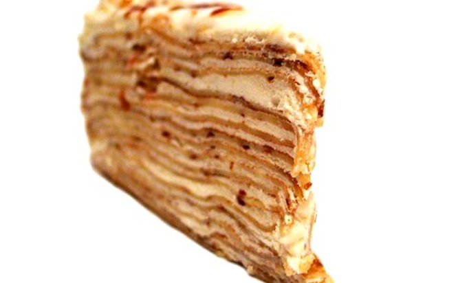 Торт «Наполеон» с орехами