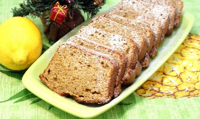 Рождественский лимонный кекс