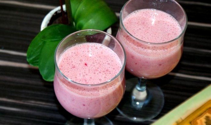 Кефир с вишней