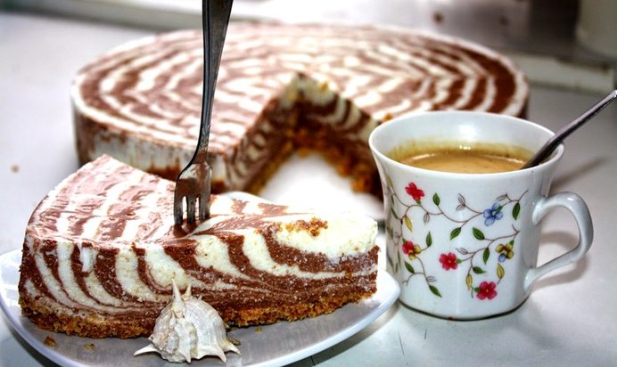 Творожный торт без выпечки