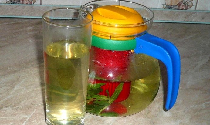 Мятно-апельсиновый напиток