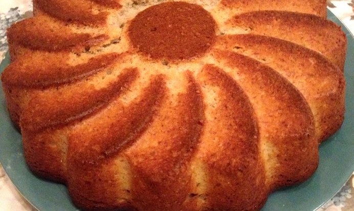 Кекс с бананом