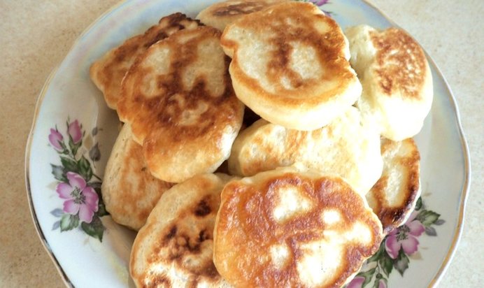 Дрожжевые оладьи на воде