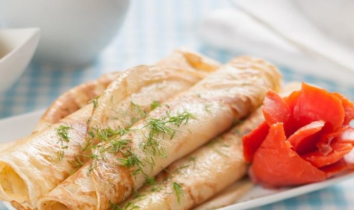 Классические блины на кефире