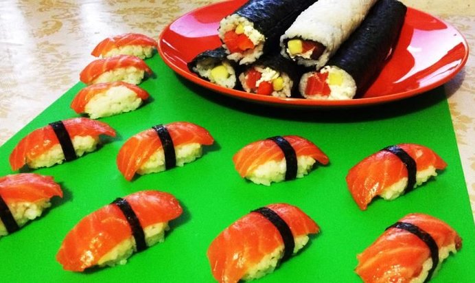 Нигири суши и роллы в домашних условиях