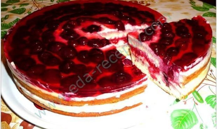 Торт с желе