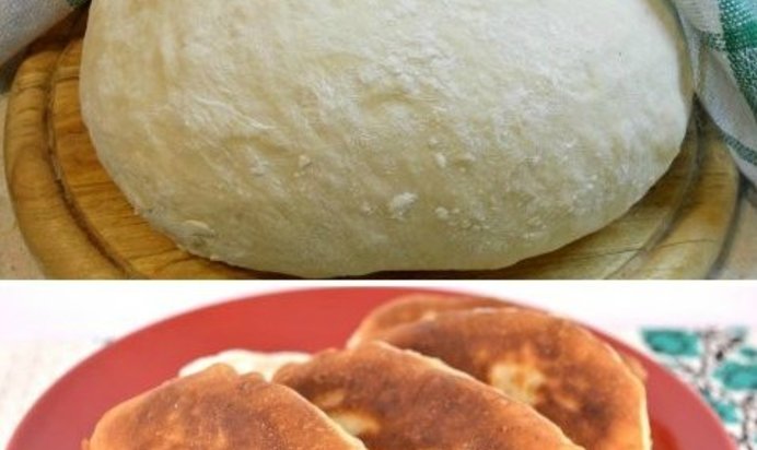 Дрожжевое тесто без хлопот для пирожков