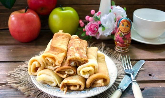 Блинчики на молоке тонкие