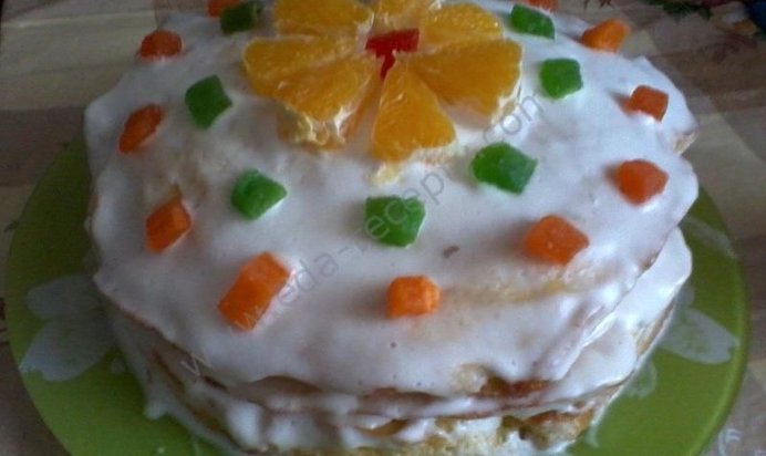 Апельсиновый торт
