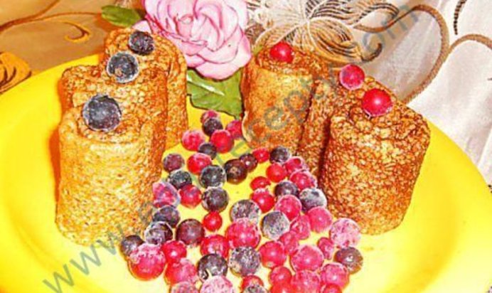 Блины на кипятке с кефиром