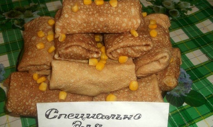 Блины с сельдью