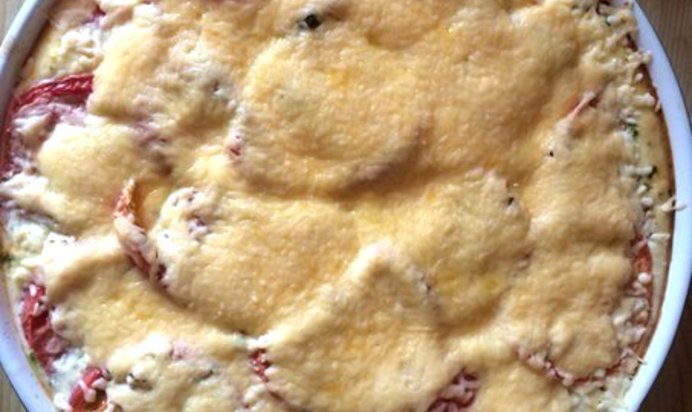 Запеканка из кабачков и фарша индейки