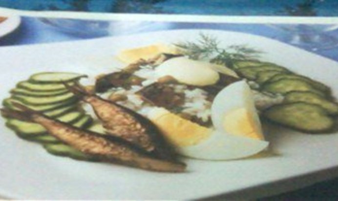 Салат со шпротами «Старая Рига»