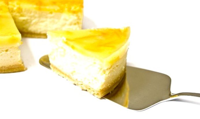 Запеченный лимонный чизкейк