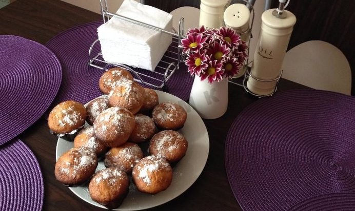 Кексы с вареньем