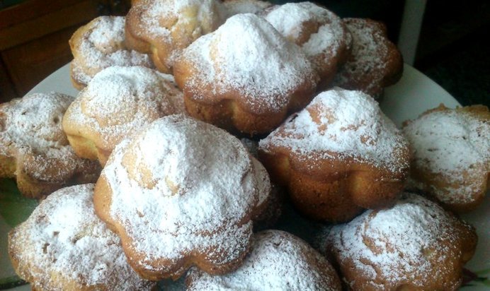 Нежные ванильные кексы