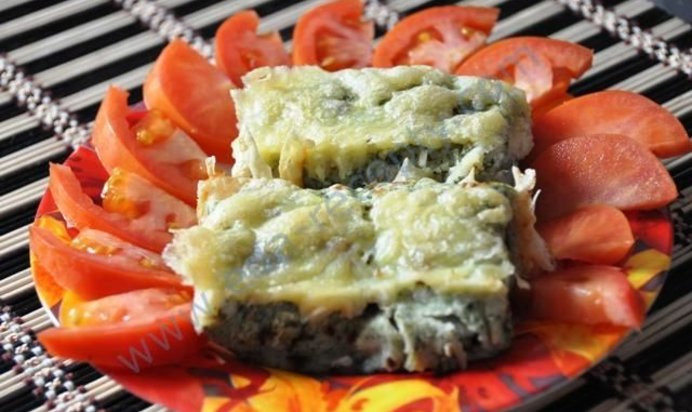 Блины с начинкой из шампиньонов