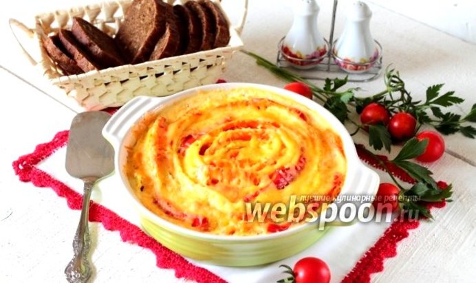 Овощная запеканка из цукини