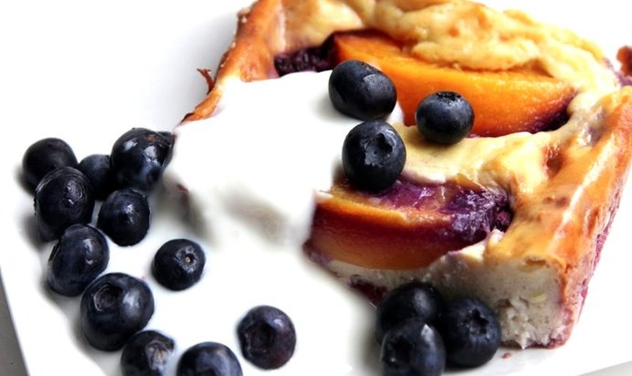 Диетическая творожная запеканка без муки