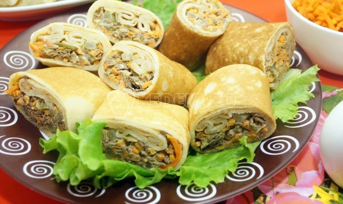 Блины с печенью «Закусочные»