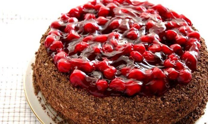 Шоколадно-творожный торт