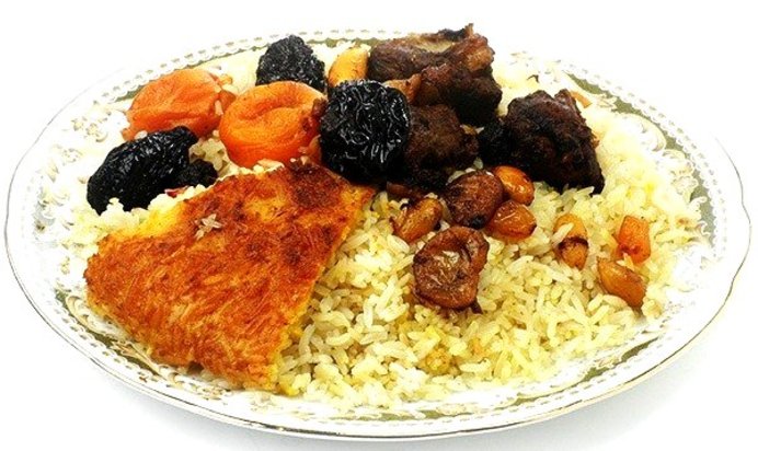 Азербайджанский плов с бараниной и каштанами