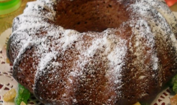 Шоколадно-йогуртовый кекс