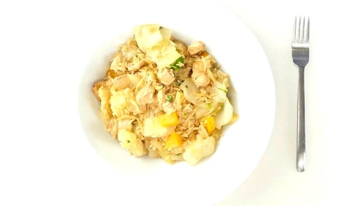 Ленивые голубцы с курицей