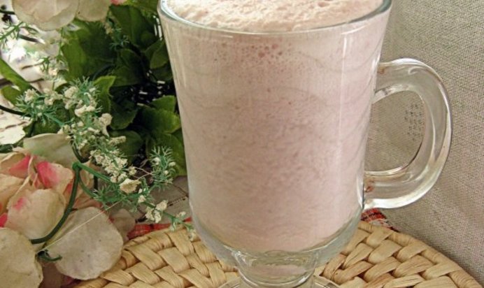 Рисовый напиток с клубникой Розовый жасмин