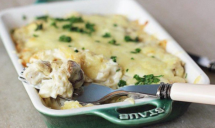 Творожная запеканка с ягодами