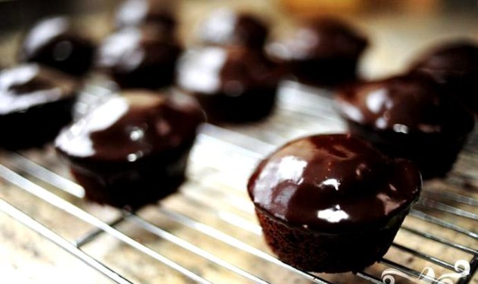 Шоколадные кексики