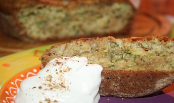 Нежнейший кабачковый кекс-суфле с сыром