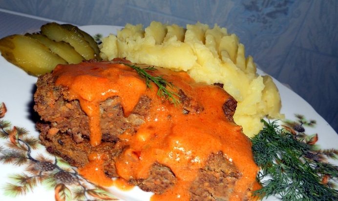 Запеканка из говяжей печени