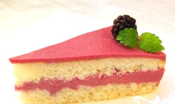 Ежевичный торт