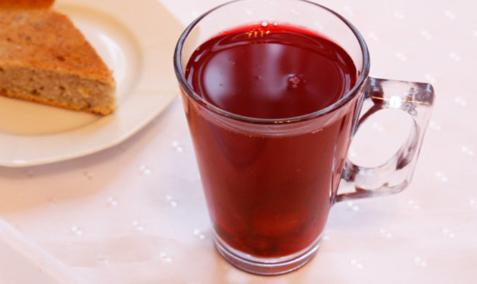 Ягодный компот с медом