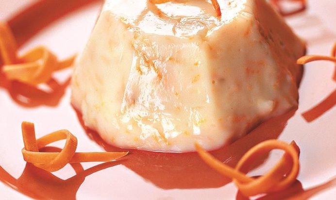 Молочный кисель с морковью