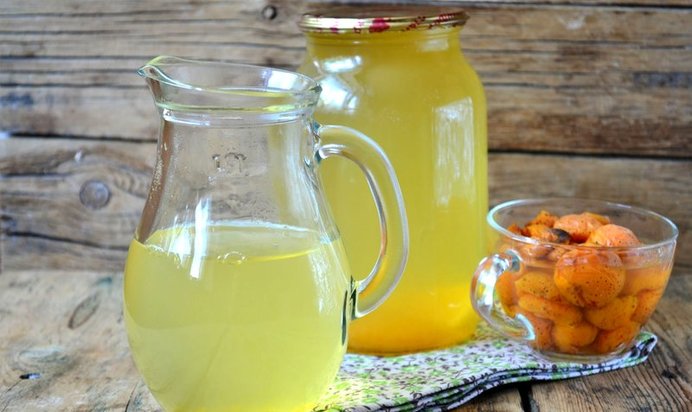 Компот из абрикосов на зиму