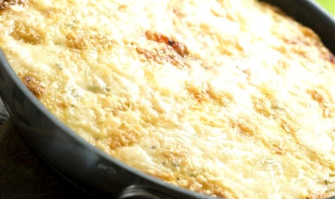 Тортилья с картофелем и луком