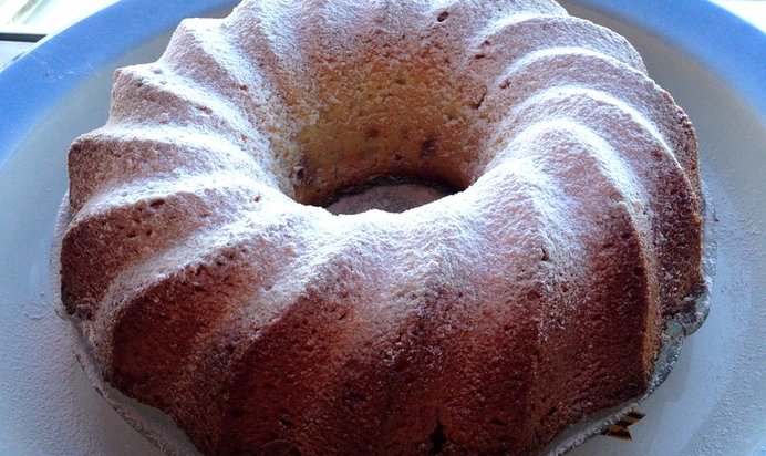 Творожный кекс с лимоном