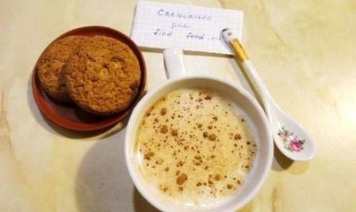 Молочный кисель с корицей